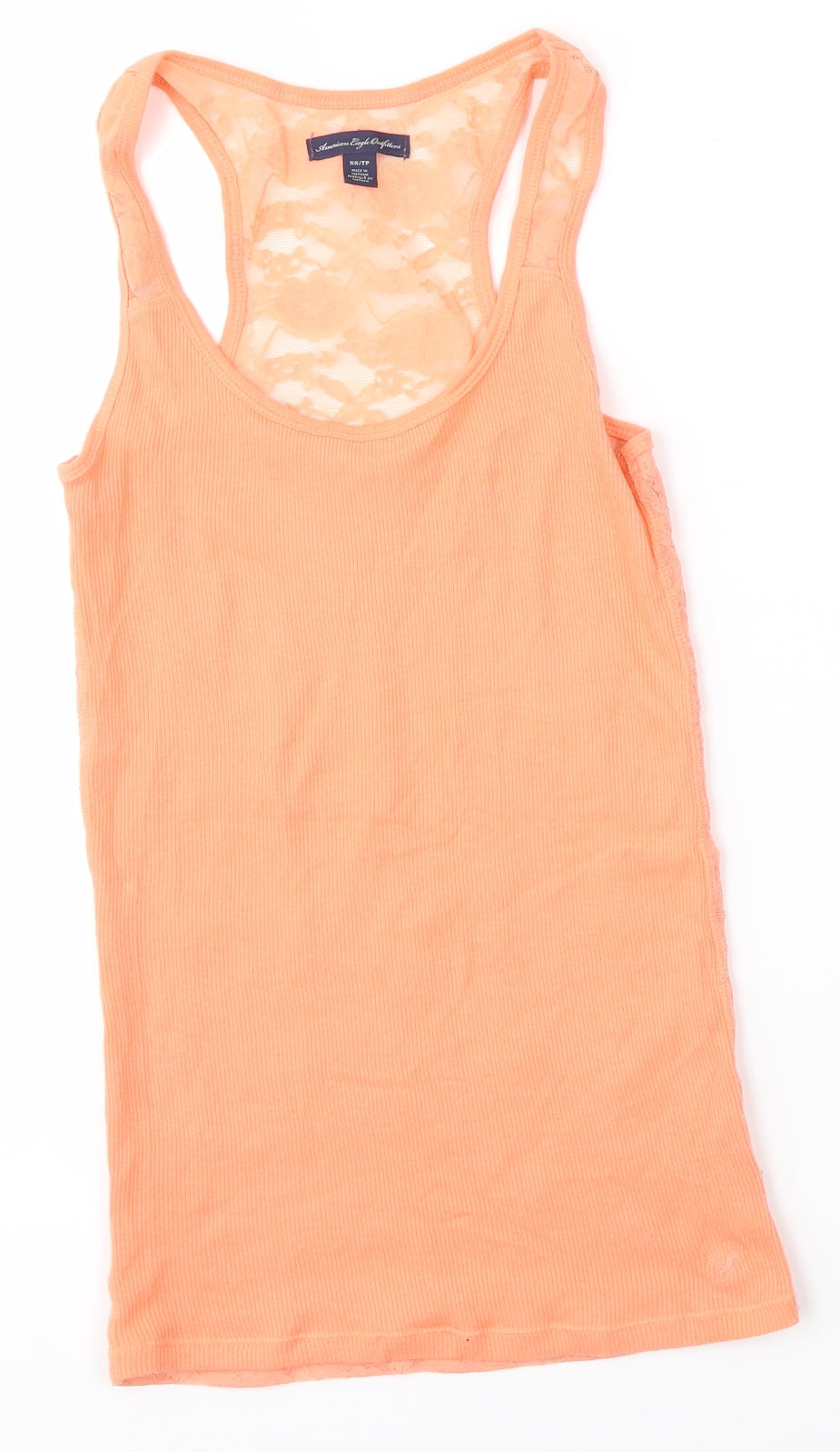 American Eagle Outfitters Womens Orange   Basic Tank Size XS