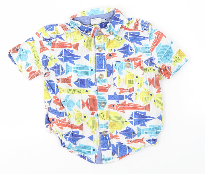 Mini Club Baby Multicoloured Basic Button-Up Size 9-12 Months