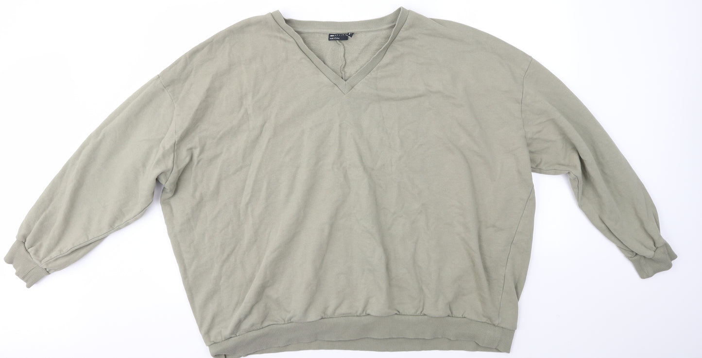 ASOS Womens Green   Pullover Jumper Size 18