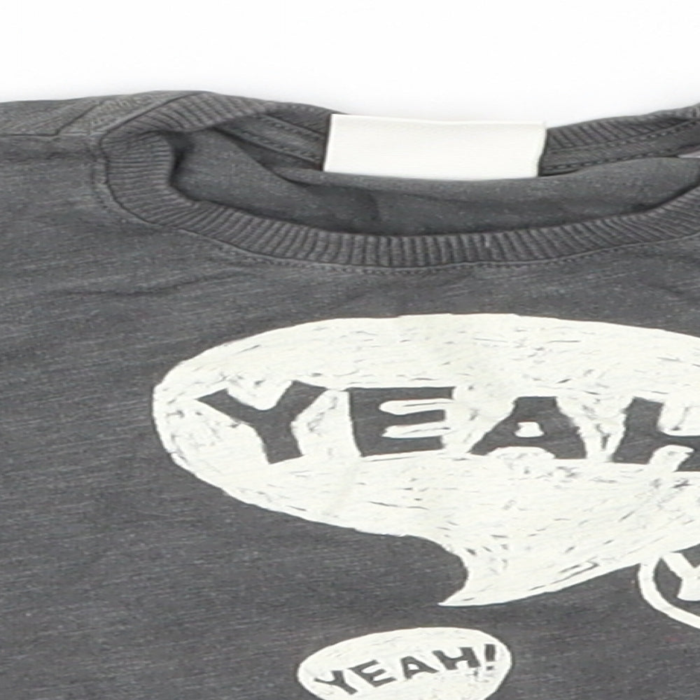 Zara Baby Grey   Basic T-Shirt Size 9-12 Months