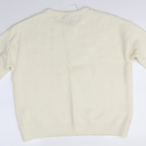 Primark Womens Ivory   Pullover Jumper Size XL