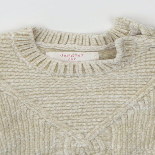 F&F Baby Ivory   Pullover Jumper Size 0-3 Months