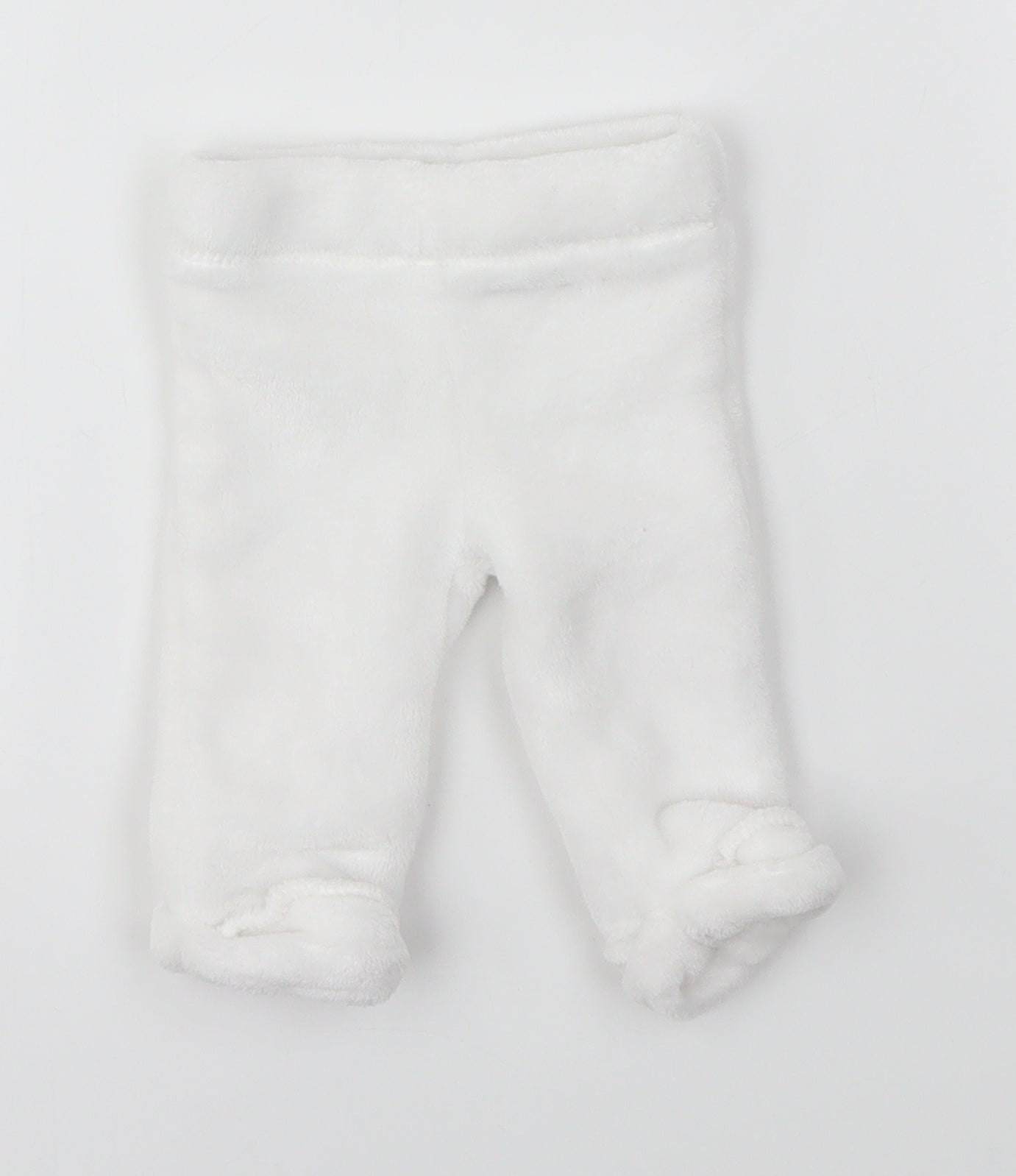 F&F Baby White Solid   Pyjama Pants Size Newborn