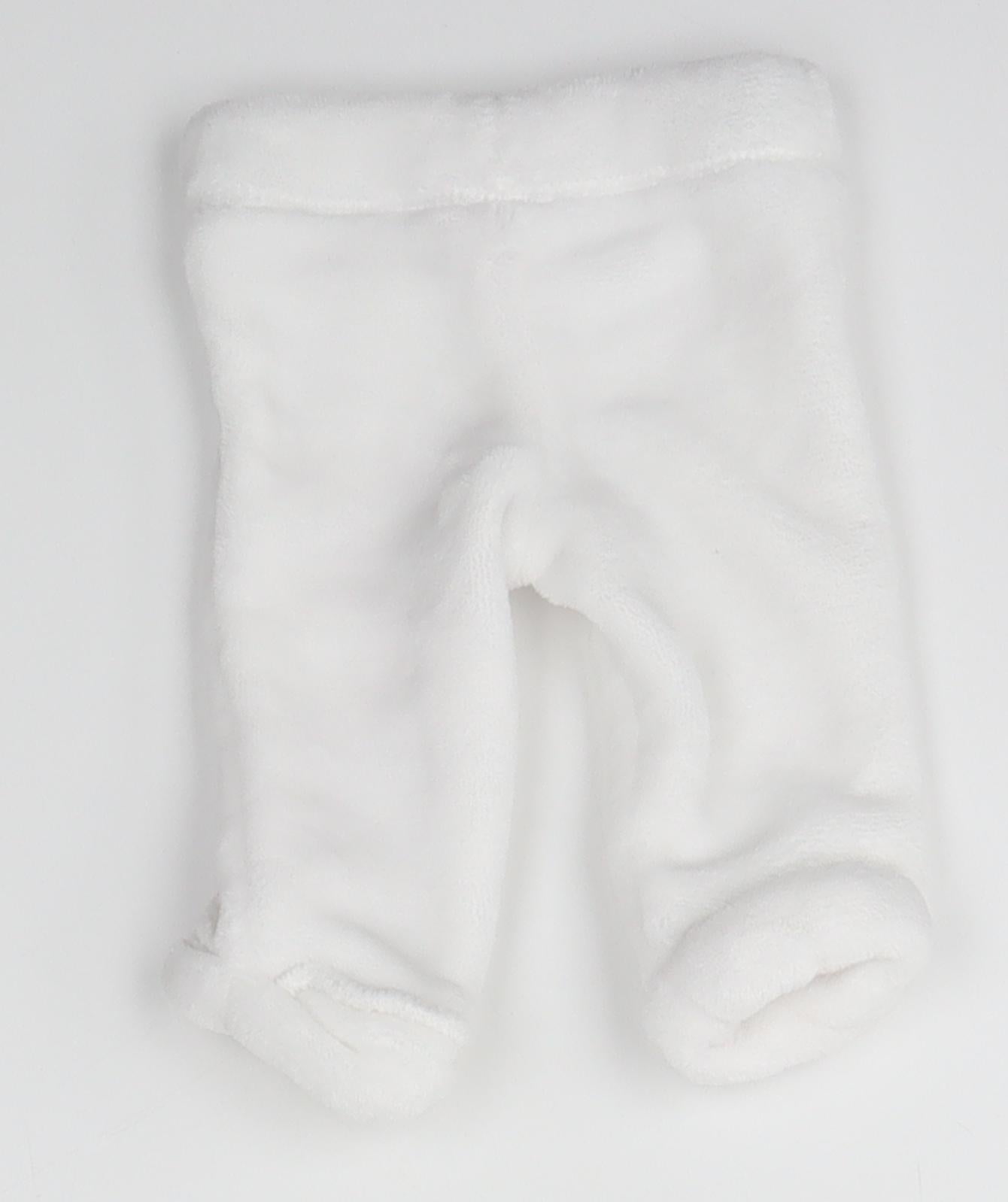 F&F Baby White Solid   Pyjama Pants Size Newborn