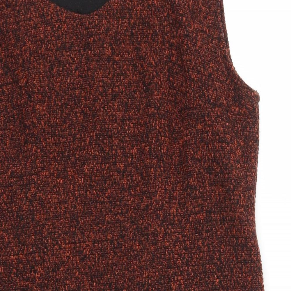 POP  Womens Orange   Tank Dress  Size 2