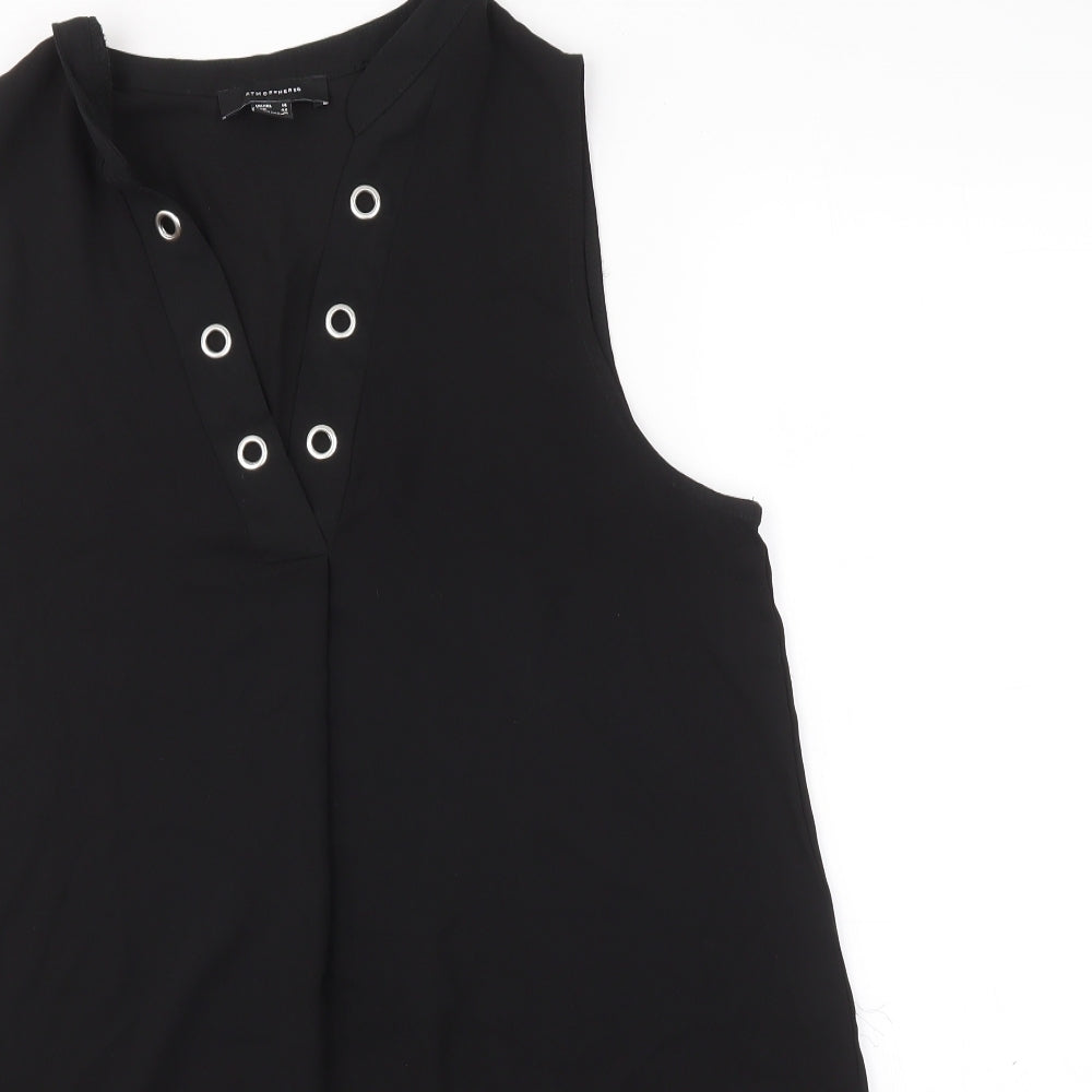 Primark Womens Black   Basic Blouse Size 14