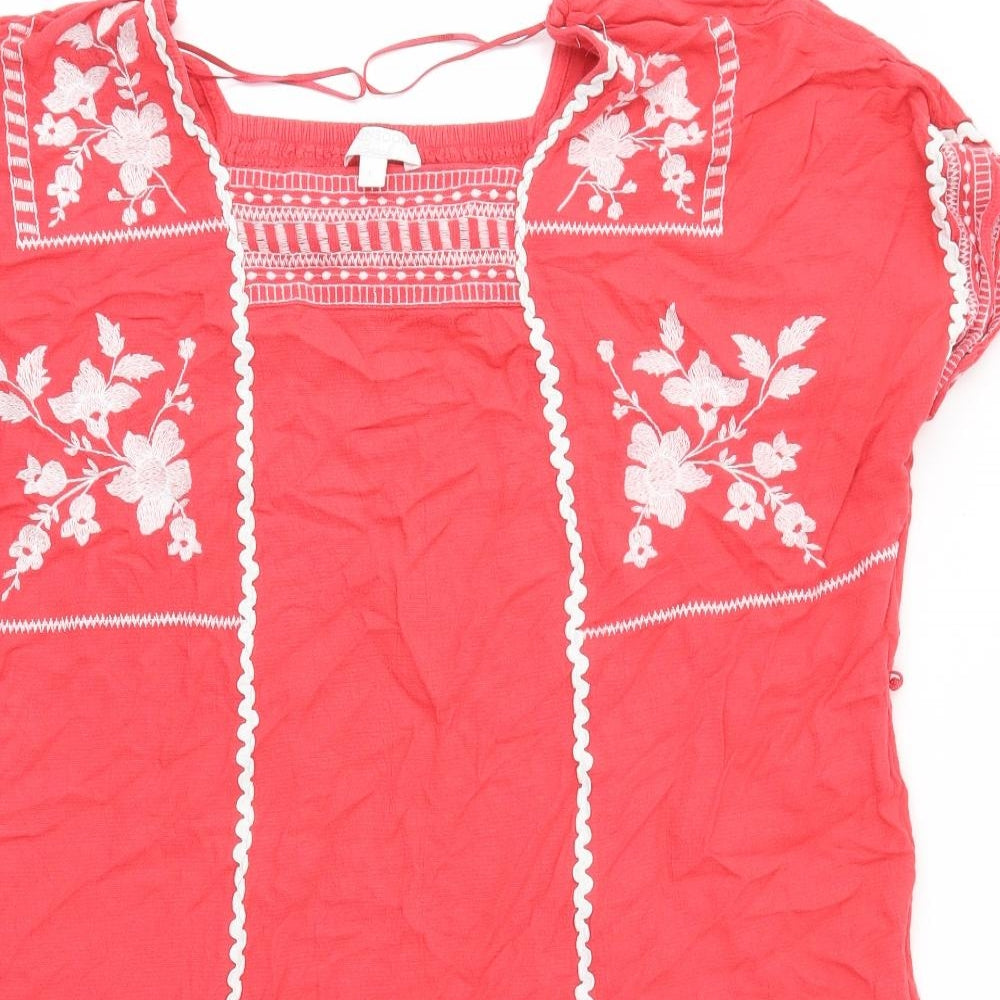 Monsoon Womens Pink   T-Shirt Dress  Size L  - BEACH