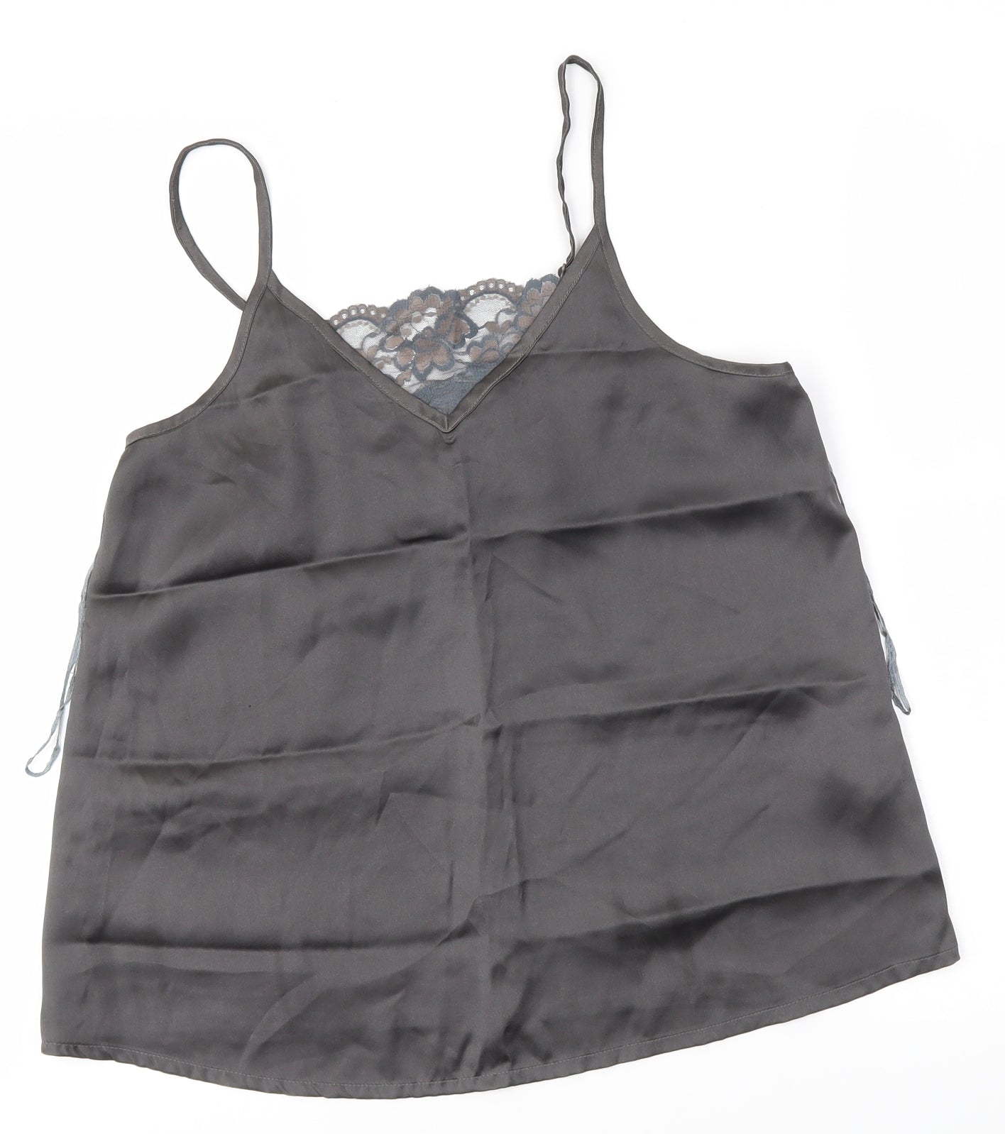 Secret Possesions Womens Grey   Camisole Blouse Size 10
