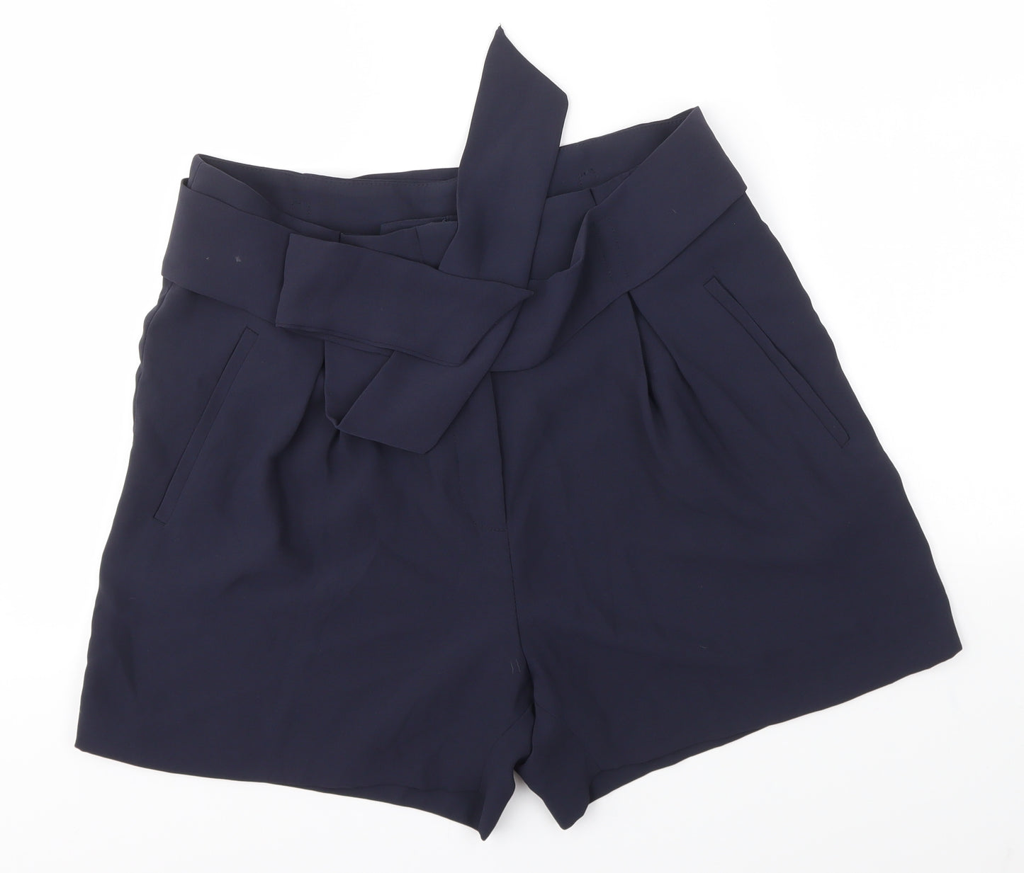 H&M Womens Blue   Boyfriend Shorts Size 14