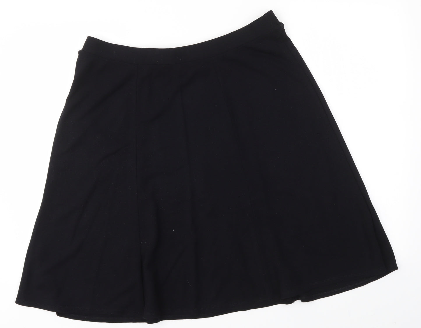 Bonmarché Womens Black   A-Line Skirt Size 18