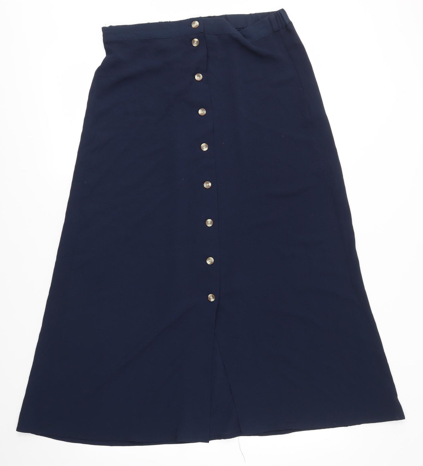 Vera Moda Womens Blue   A-Line Skirt Size L