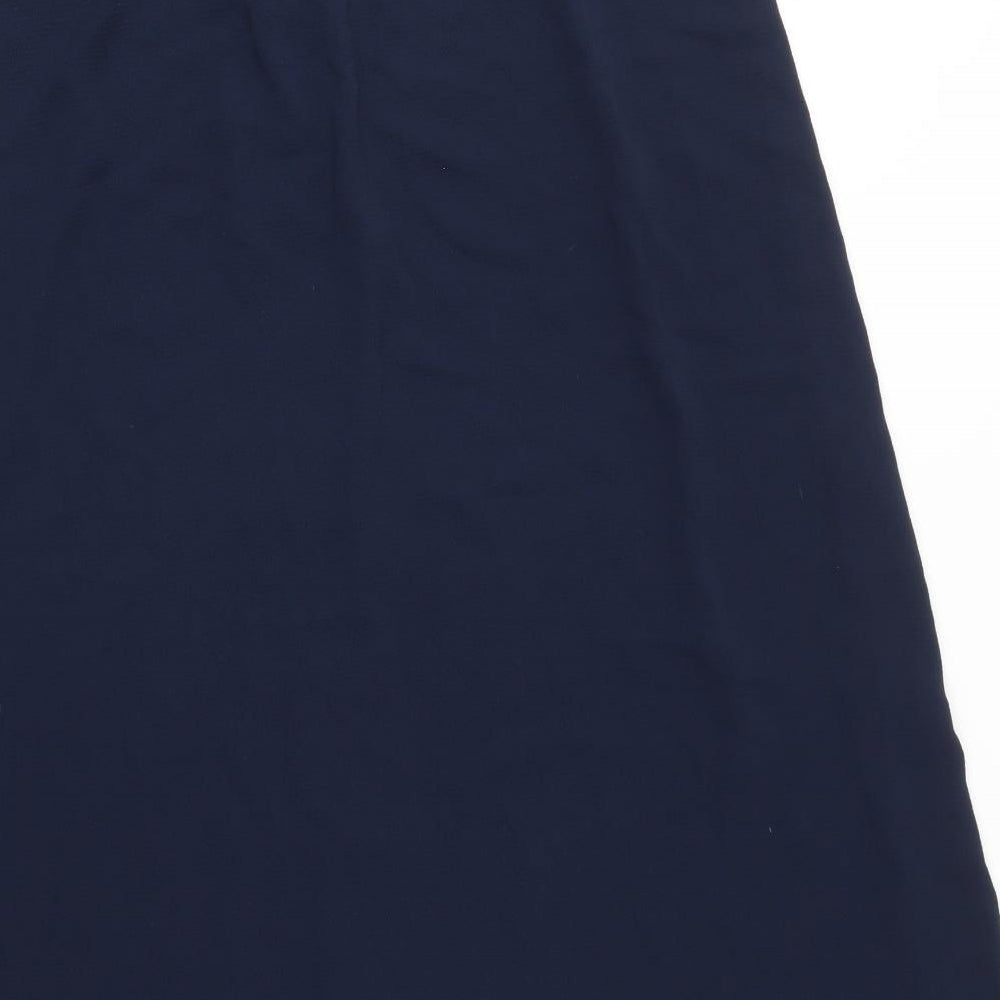 Vera Moda Womens Blue   A-Line Skirt Size L