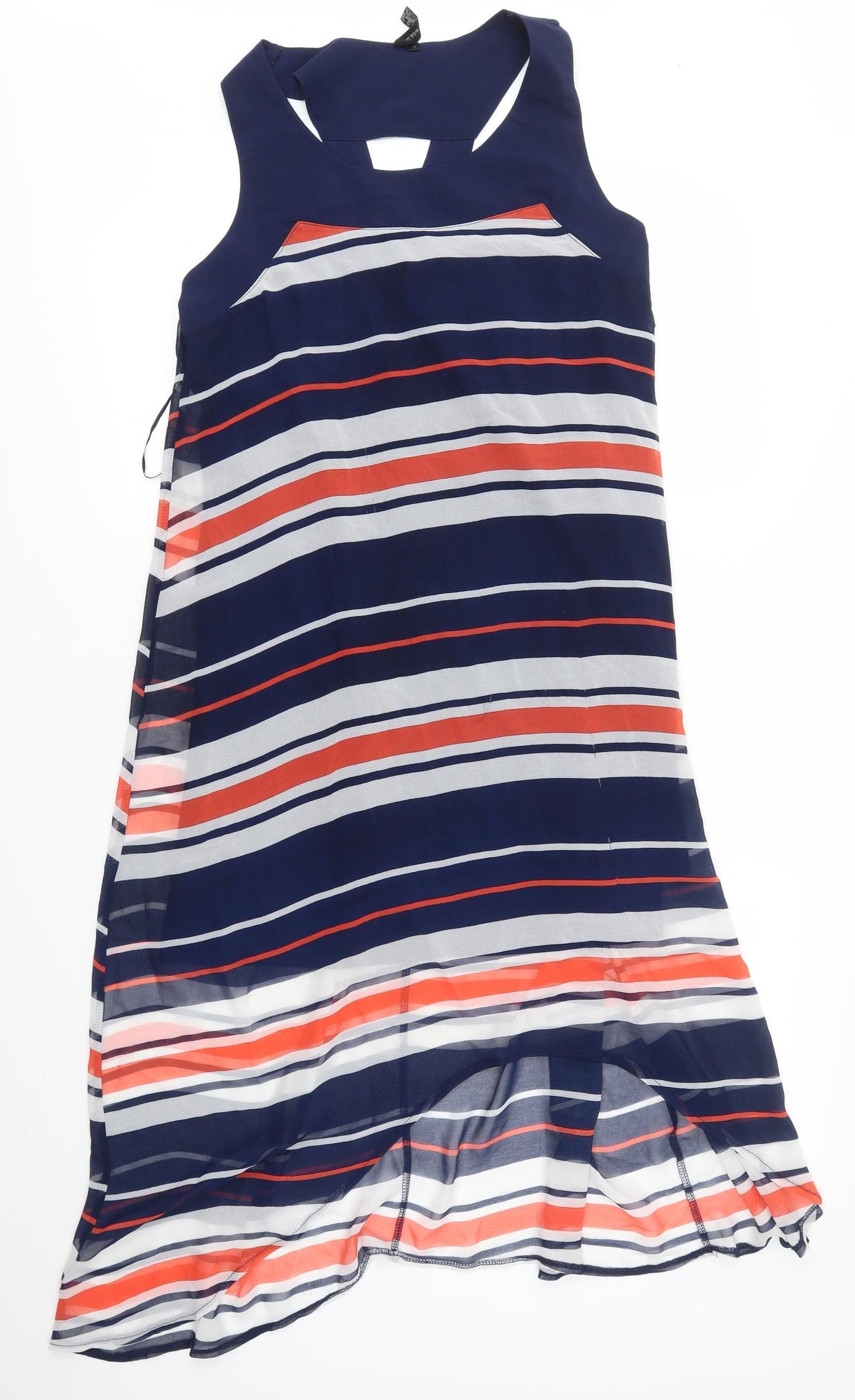 ZUPPE Womens Multicoloured Striped  Tank Dress  Size 12