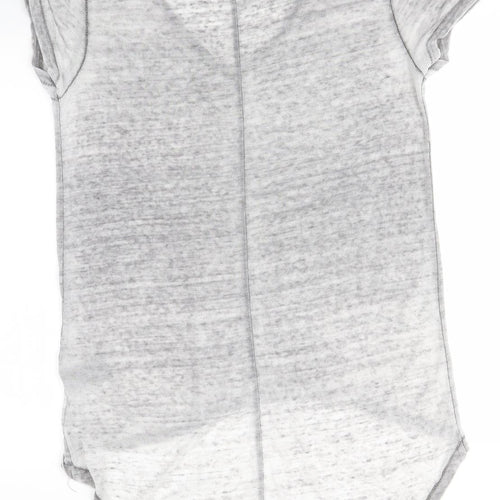 H&M Womens Grey   Basic T-Shirt Size S