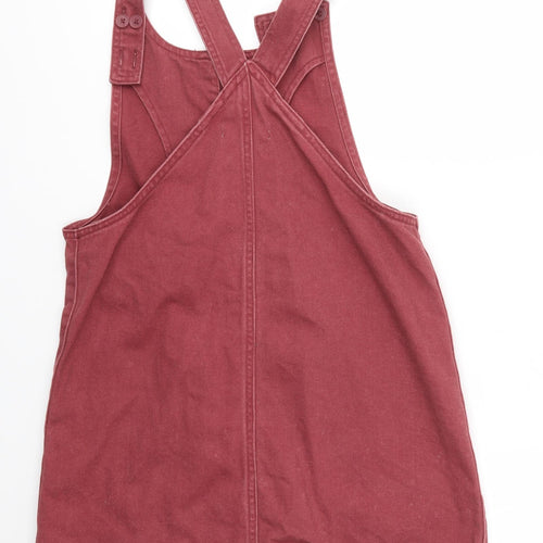 FOREVER 21 Womens Pink   Pinafore/Dungaree Dress  Size M