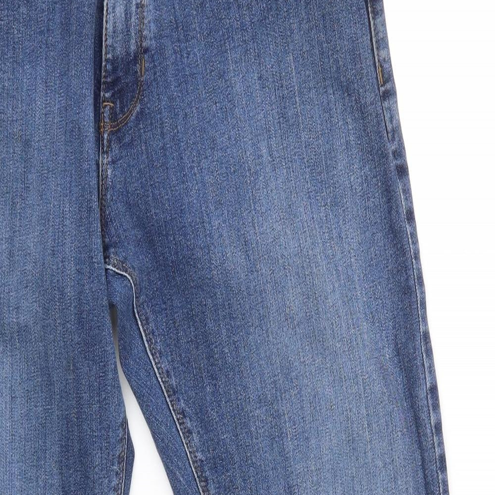 M&S Mens Blue   Straight Jeans Size 34 in L29 in - SHORT