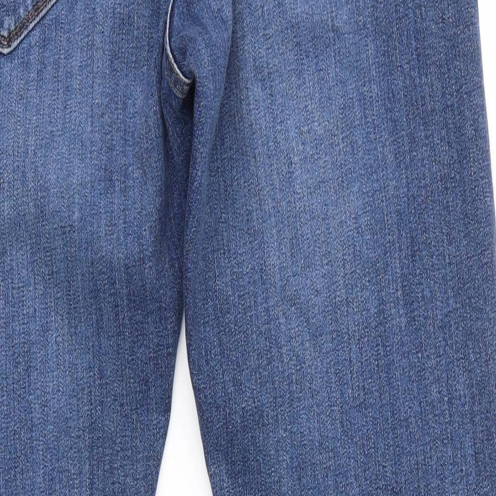M&S Mens Blue   Straight Jeans Size 34 in L29 in - SHORT