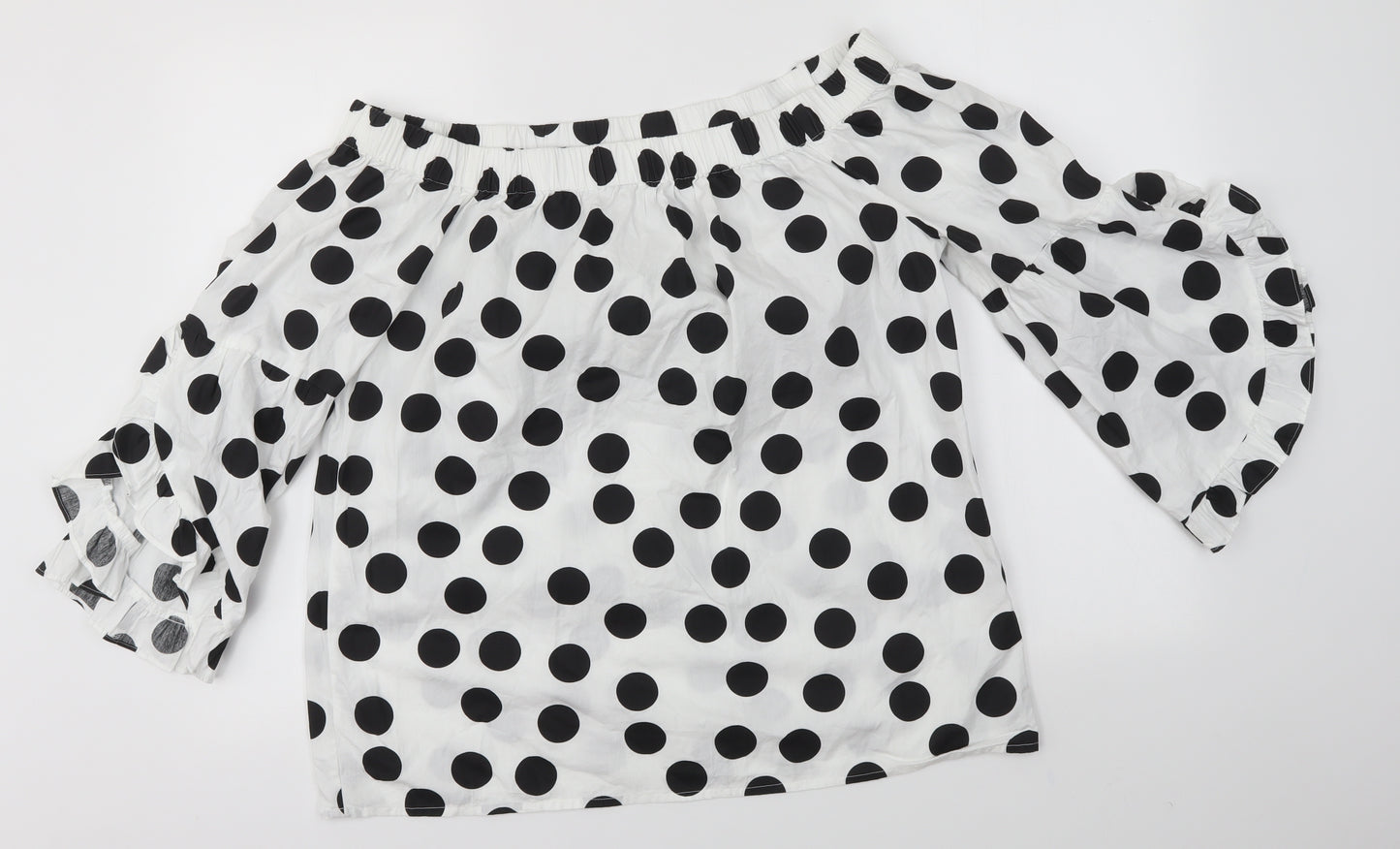 Matalan Womens Multicoloured Polka Dot  Basic Blouse Size 14