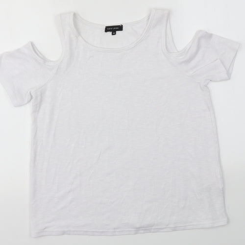 New Look Womens White   Basic Blouse Size 12