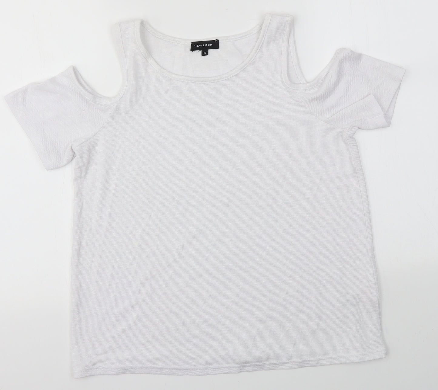 New Look Womens White   Basic Blouse Size 12