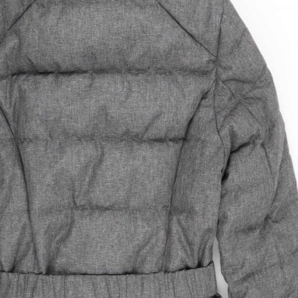 Florence and Fred Womens Grey   Anorak Coat Size 12  - Removeable faux fur trim