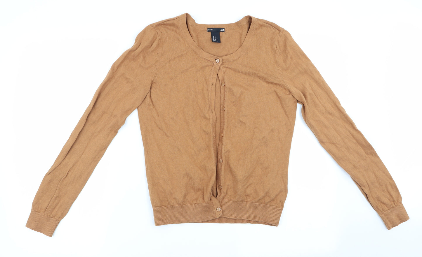 H&M Womens Brown   Cardigan Jumper Size 6