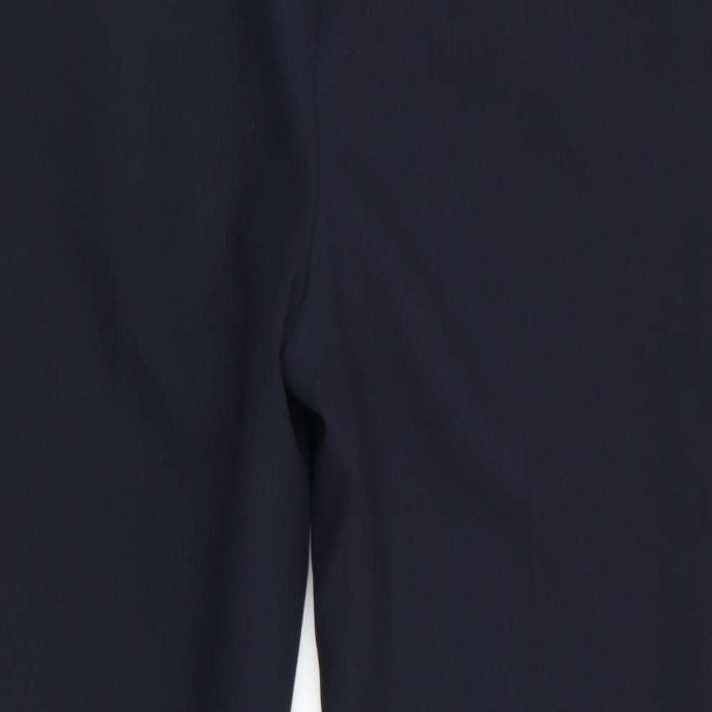 Marks and Spencer Womens Blue   Trousers  Size 14 L26 in - Stripe down side