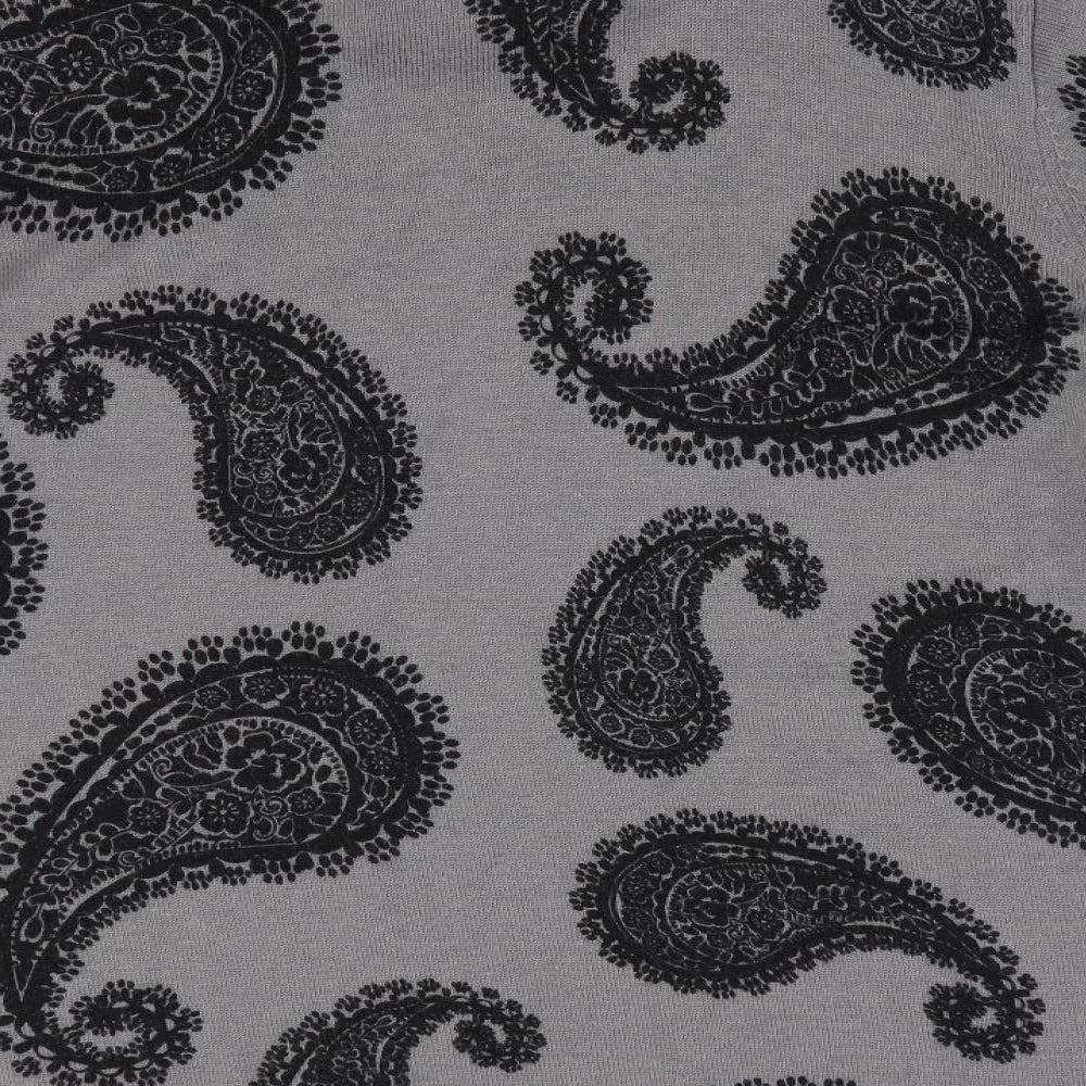 Emreco Womens Grey Paisley  Pullover Jumper Size 16