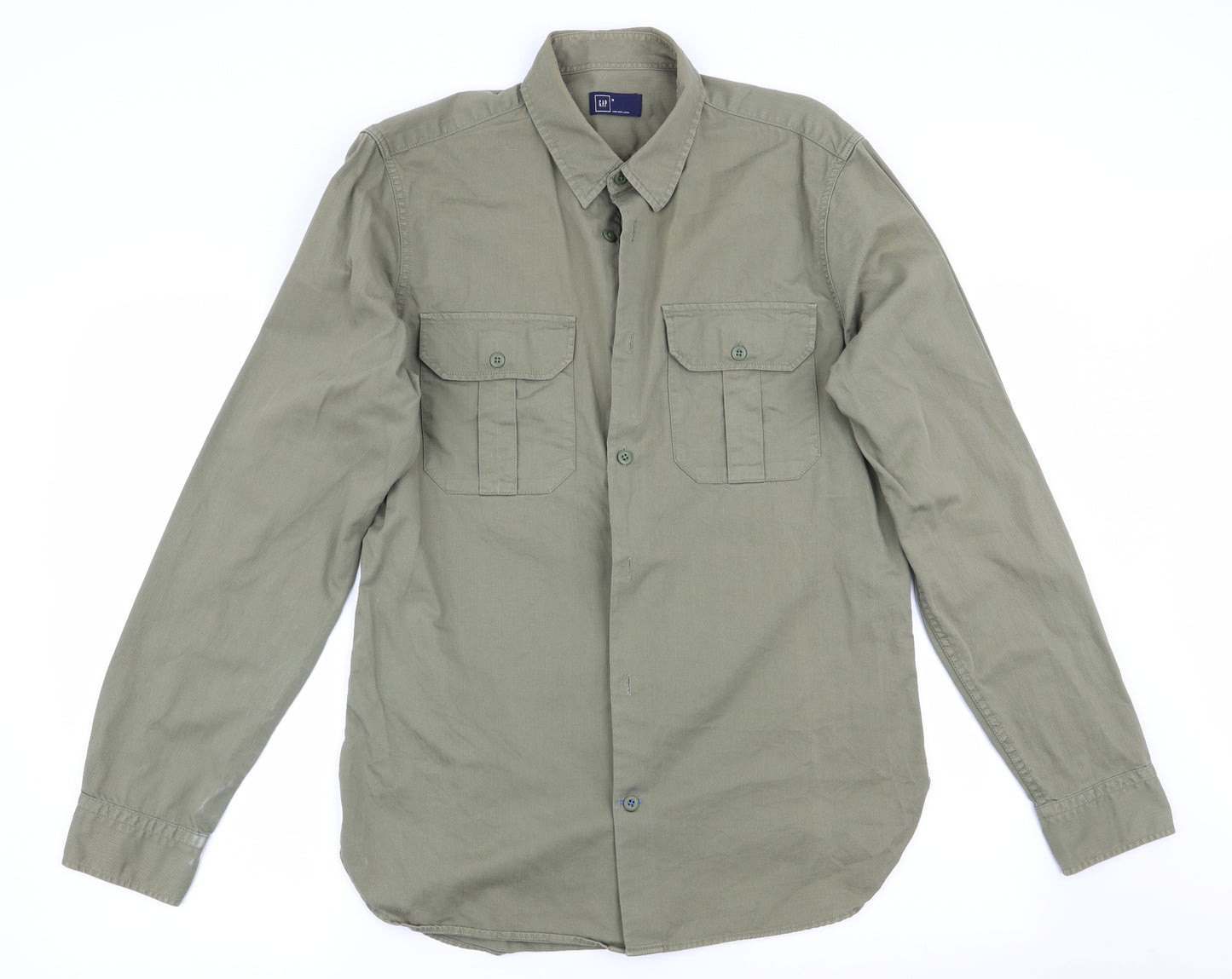 Gap Mens Green    Button-Up Size M