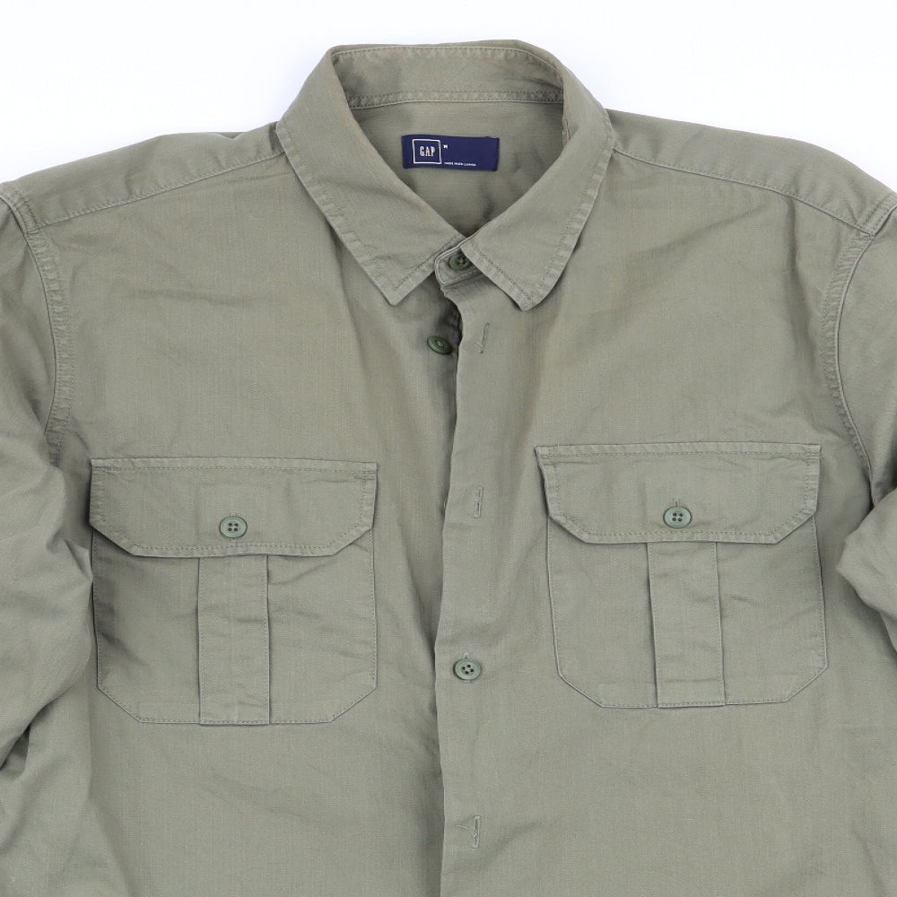 Gap Mens Green    Button-Up Size M