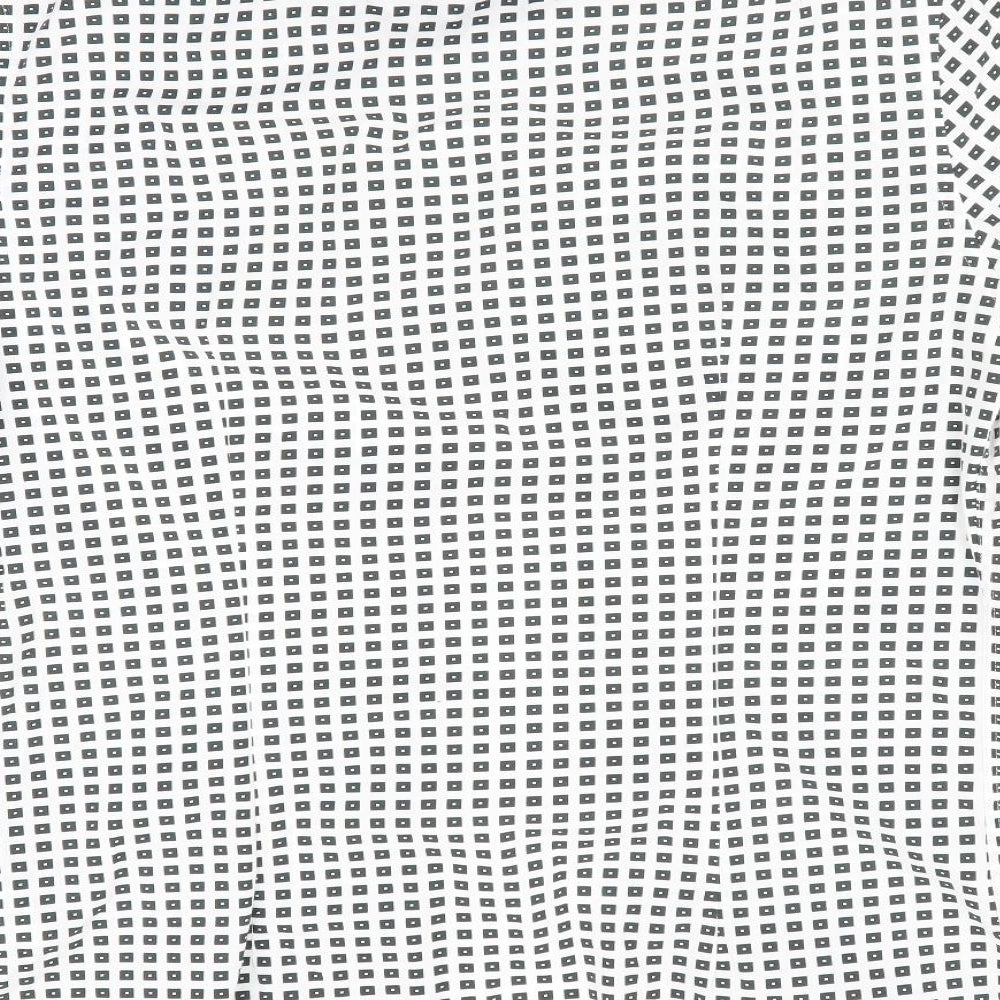 Reiss Mens Black Check   Button-Up Size L