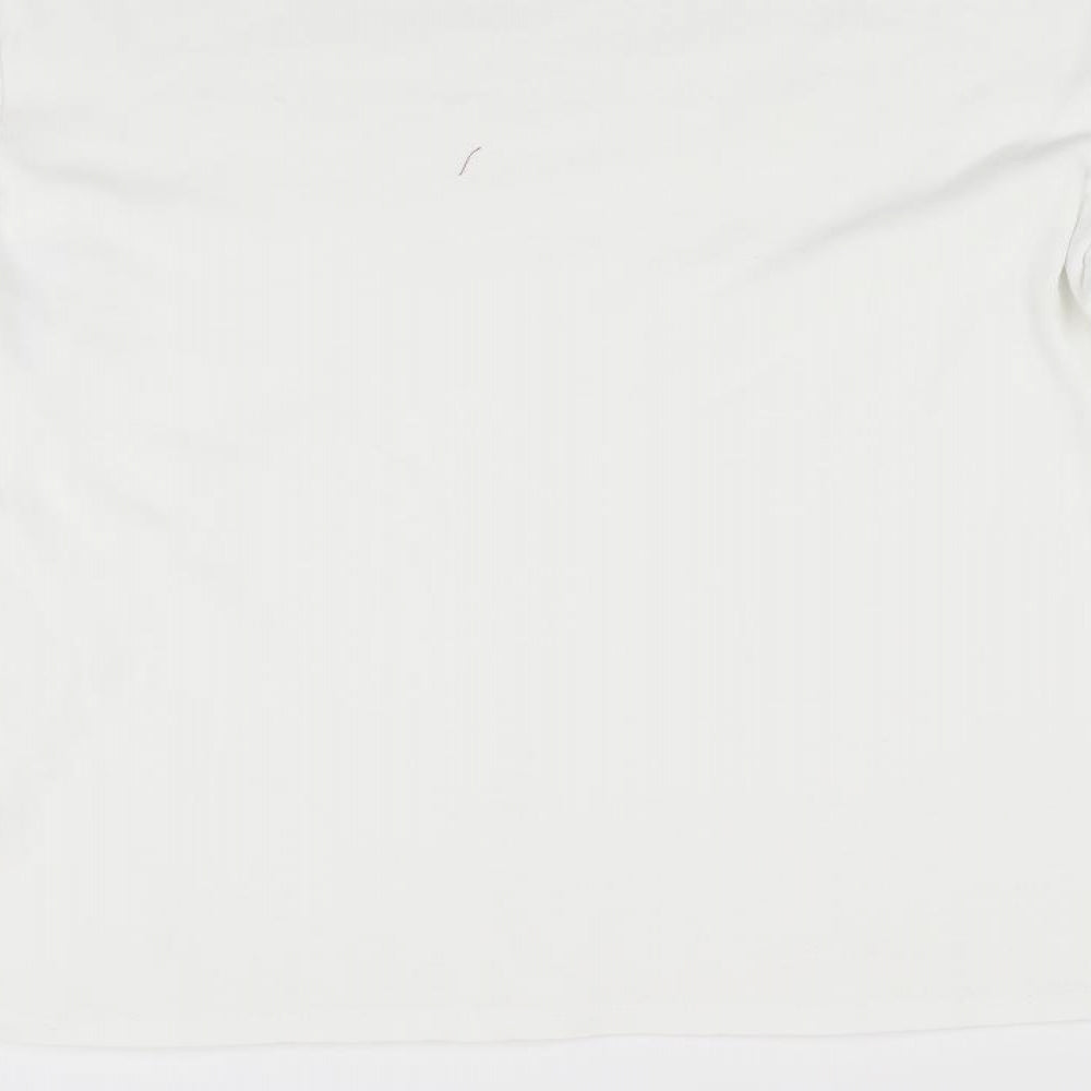 Marks and Spencer Womens White   Basic T-Shirt Size 18