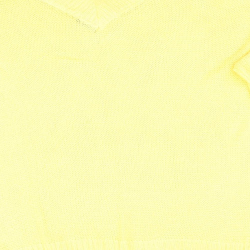 Florence and Fred Womens Yellow   Pullover Jumper Size 14  - Cut out shoulders