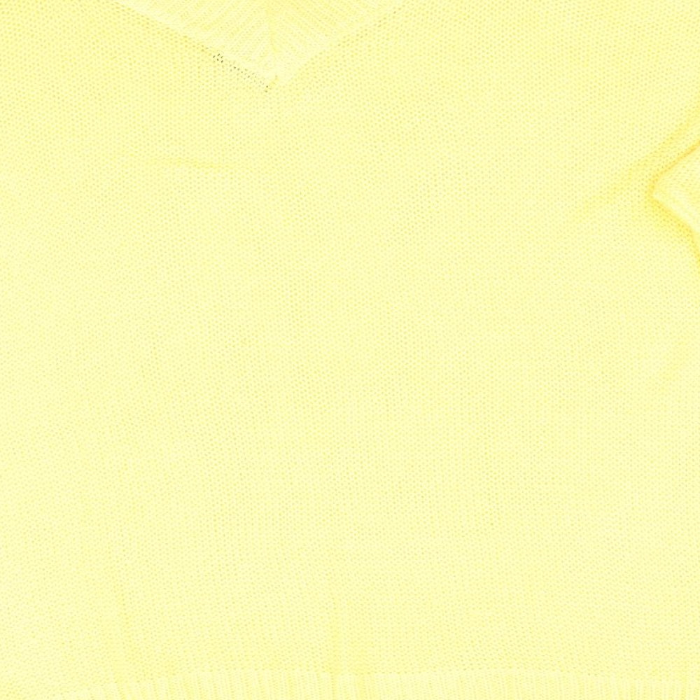 Florence and Fred Womens Yellow   Pullover Jumper Size 14  - Cut out shoulders