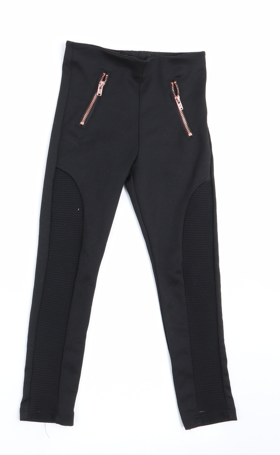 Florence and Fred Girls Black   Jogger Trousers Size 4-5 Years - Jodphur style