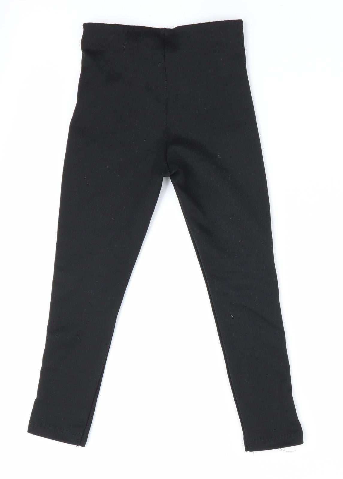 Florence and Fred Girls Black   Jogger Trousers Size 4-5 Years - Jodphur style