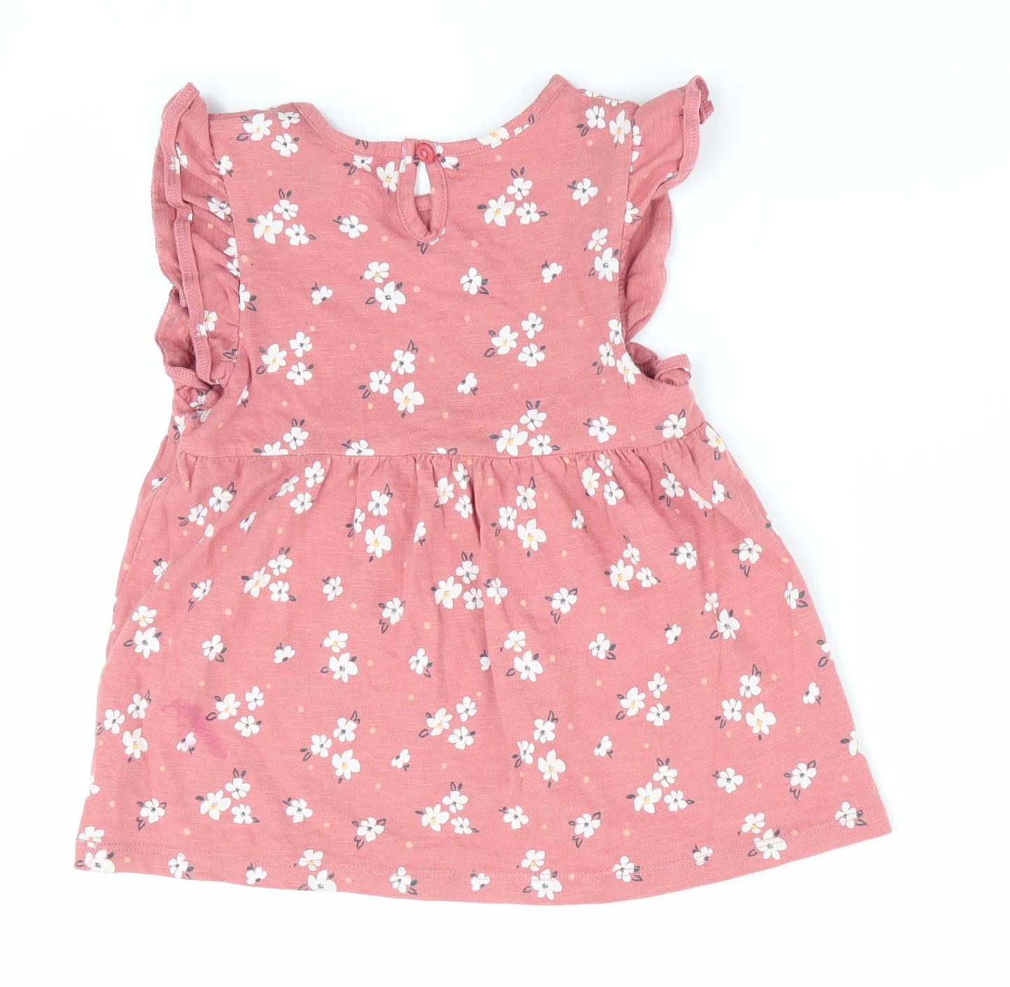 Florence and Fred Girls Brown Floral  A-Line  Size 4-5 Years