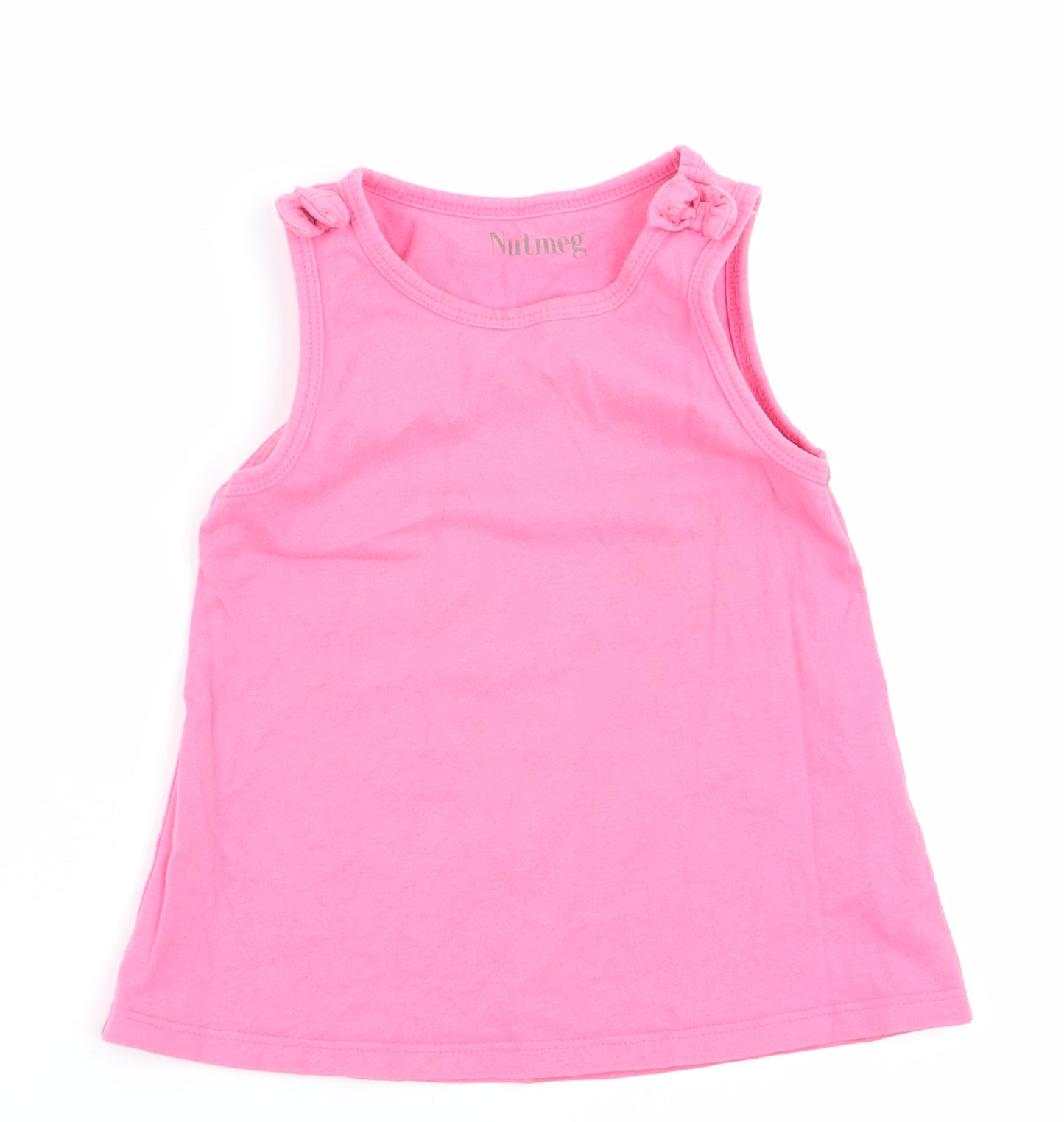 Nutmeg Girls Pink   Basic T-Shirt Size 4-5 Years