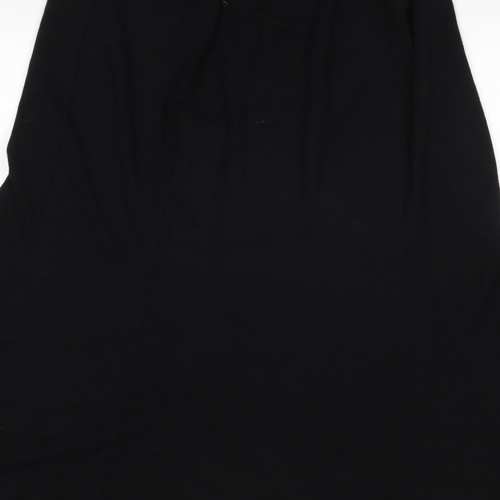 Bonmarché Womens Black   A-Line Skirt Size 14