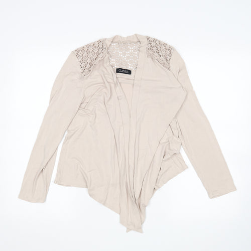 Classic Womens Beige   Cardigan Jumper Size 12