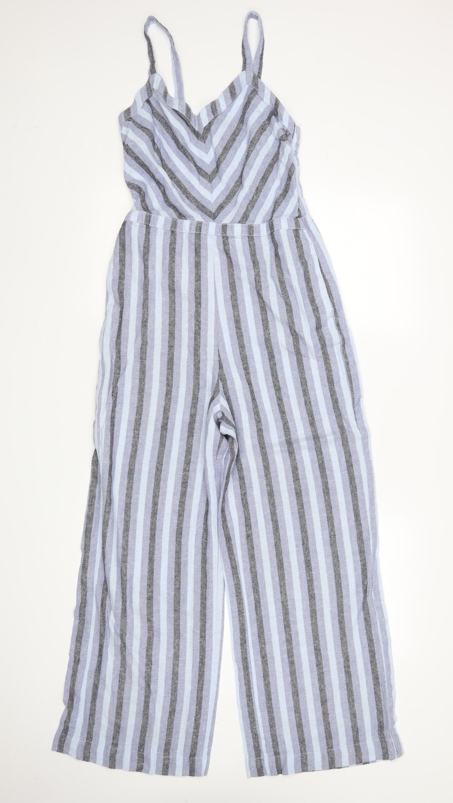 NEXT Womens Multicoloured Striped  Jumpsuit One-Piece Size 10