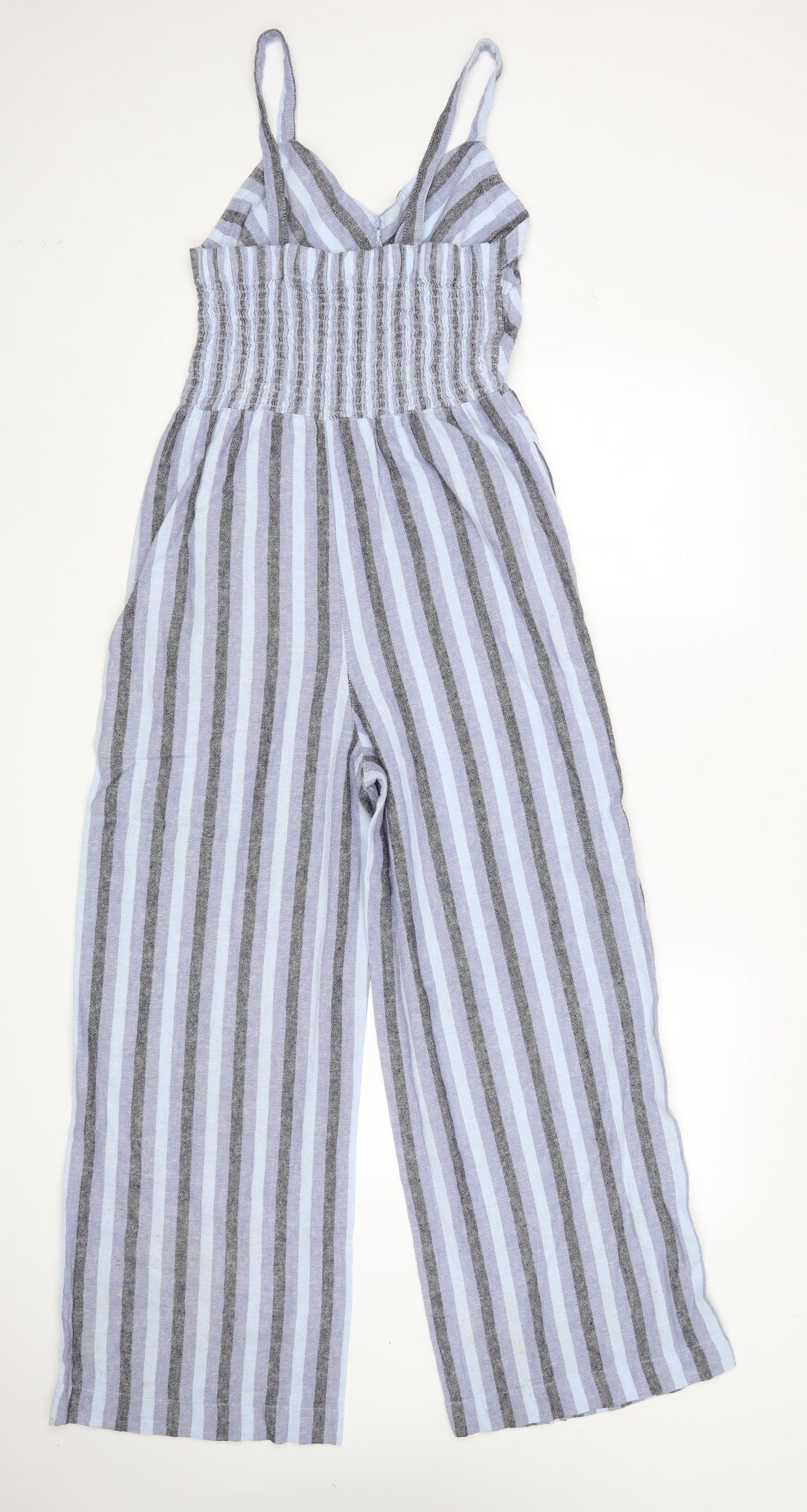 NEXT Womens Multicoloured Striped  Jumpsuit One-Piece Size 10