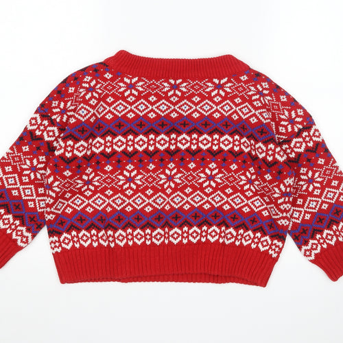 BDG Womens Multicoloured Argyle/Diamond  Pullover Jumper Size S  - Cropped