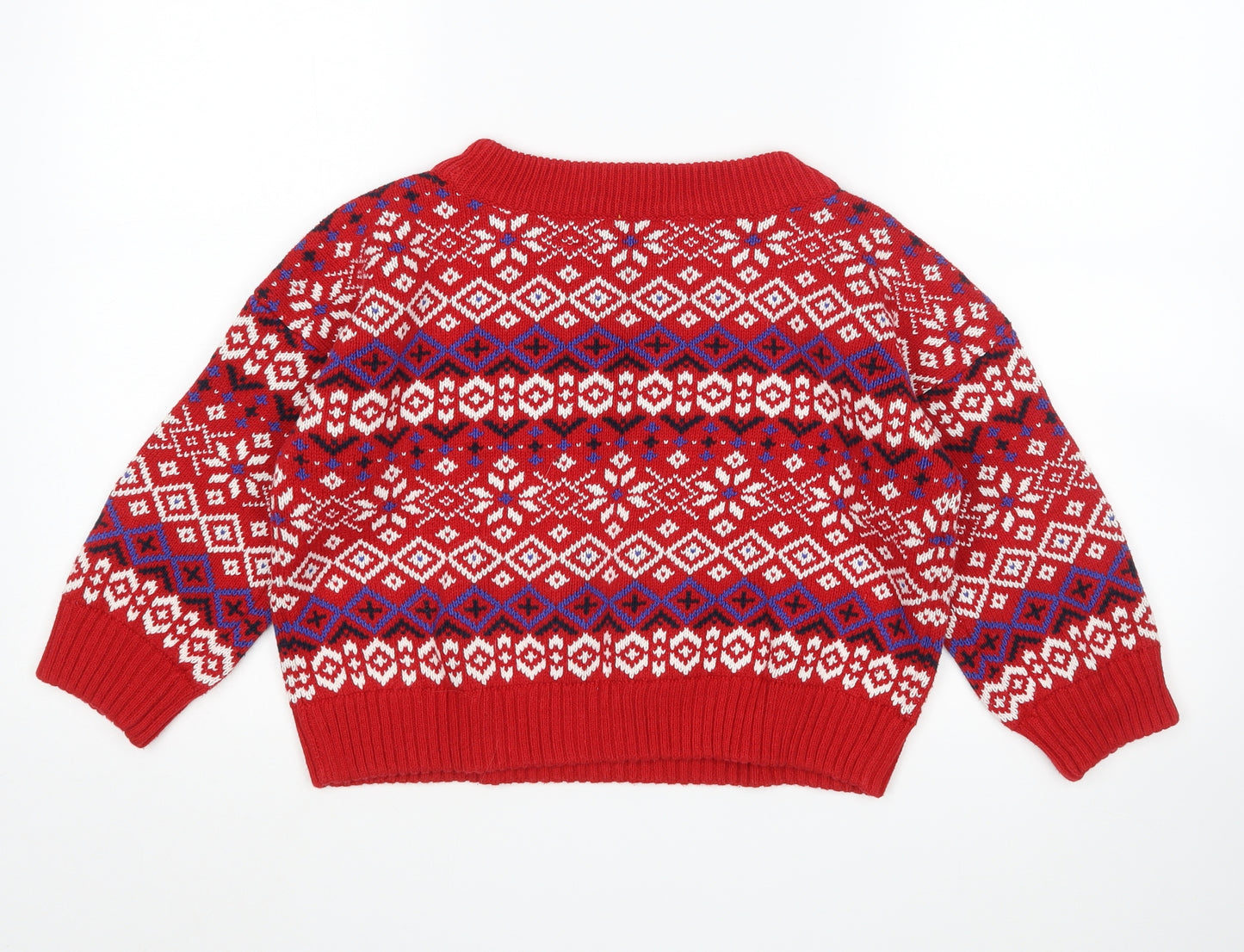 BDG Womens Multicoloured Argyle/Diamond  Pullover Jumper Size S  - Cropped