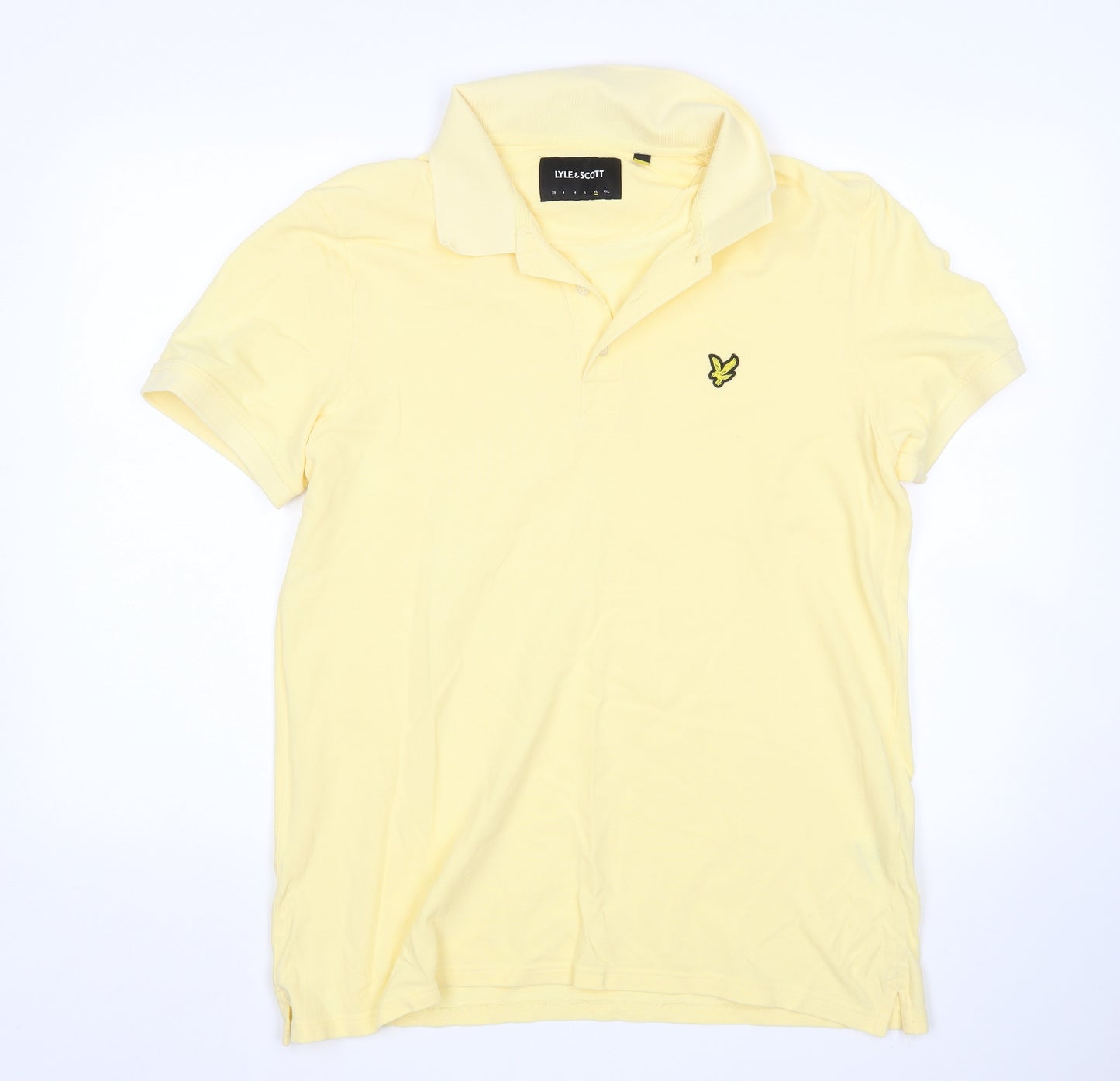 Lyle & Scott Mens Yellow    Polo Size XL