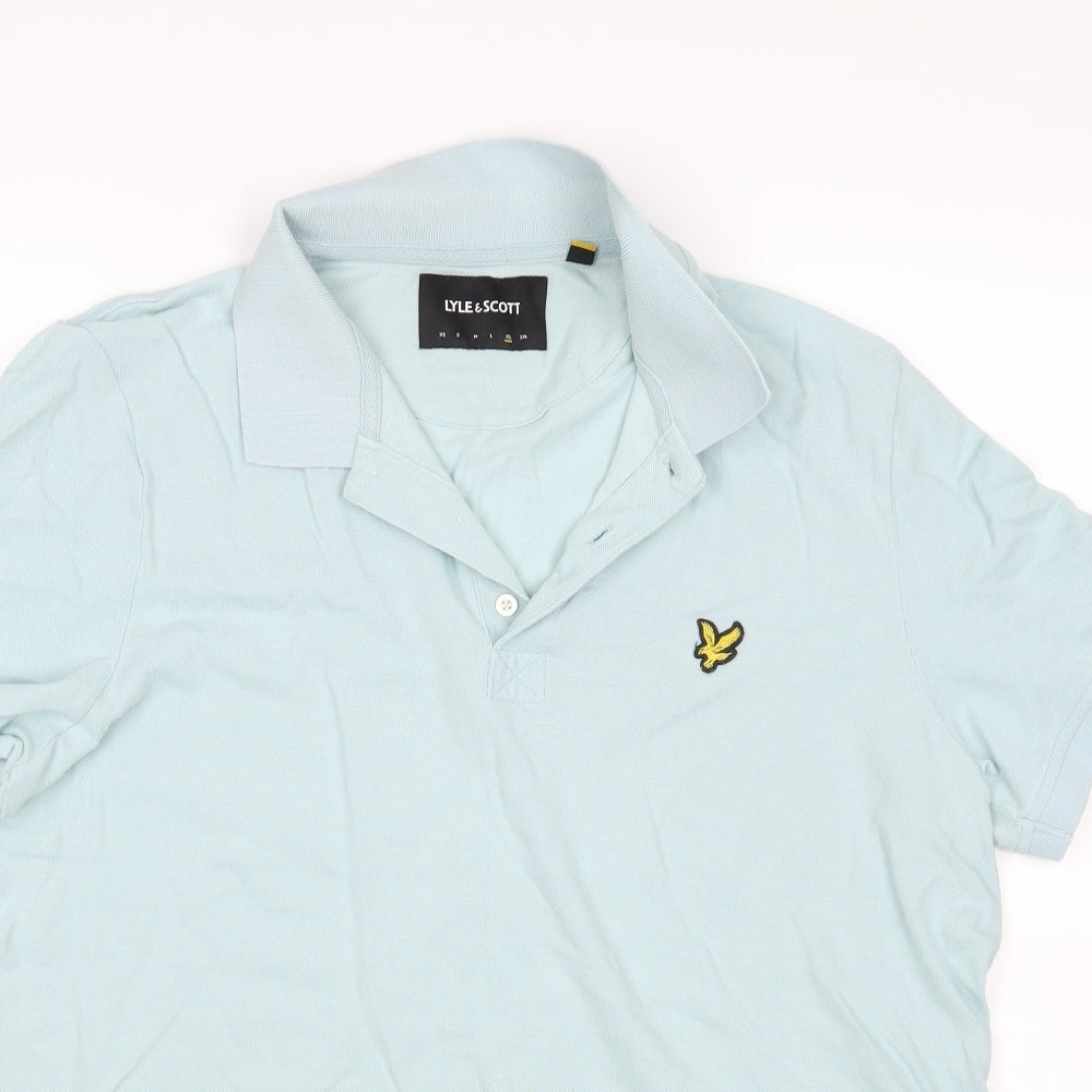 Lyle & Scott Mens Blue    Polo Size XL