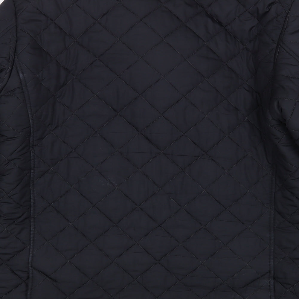 Barbour Mens Black   Quilted Coat Size L