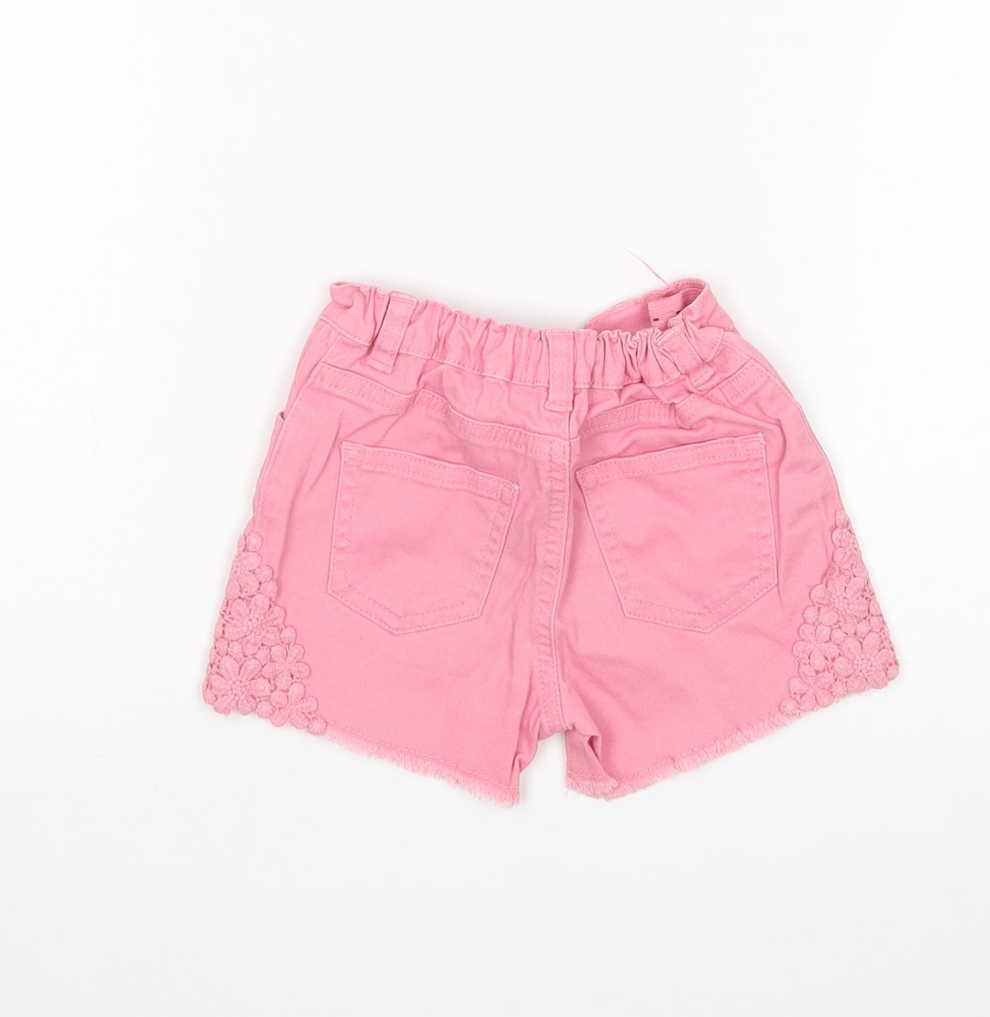 Denim Co Girls Pink   Bermuda Shorts Size 2-3 Years