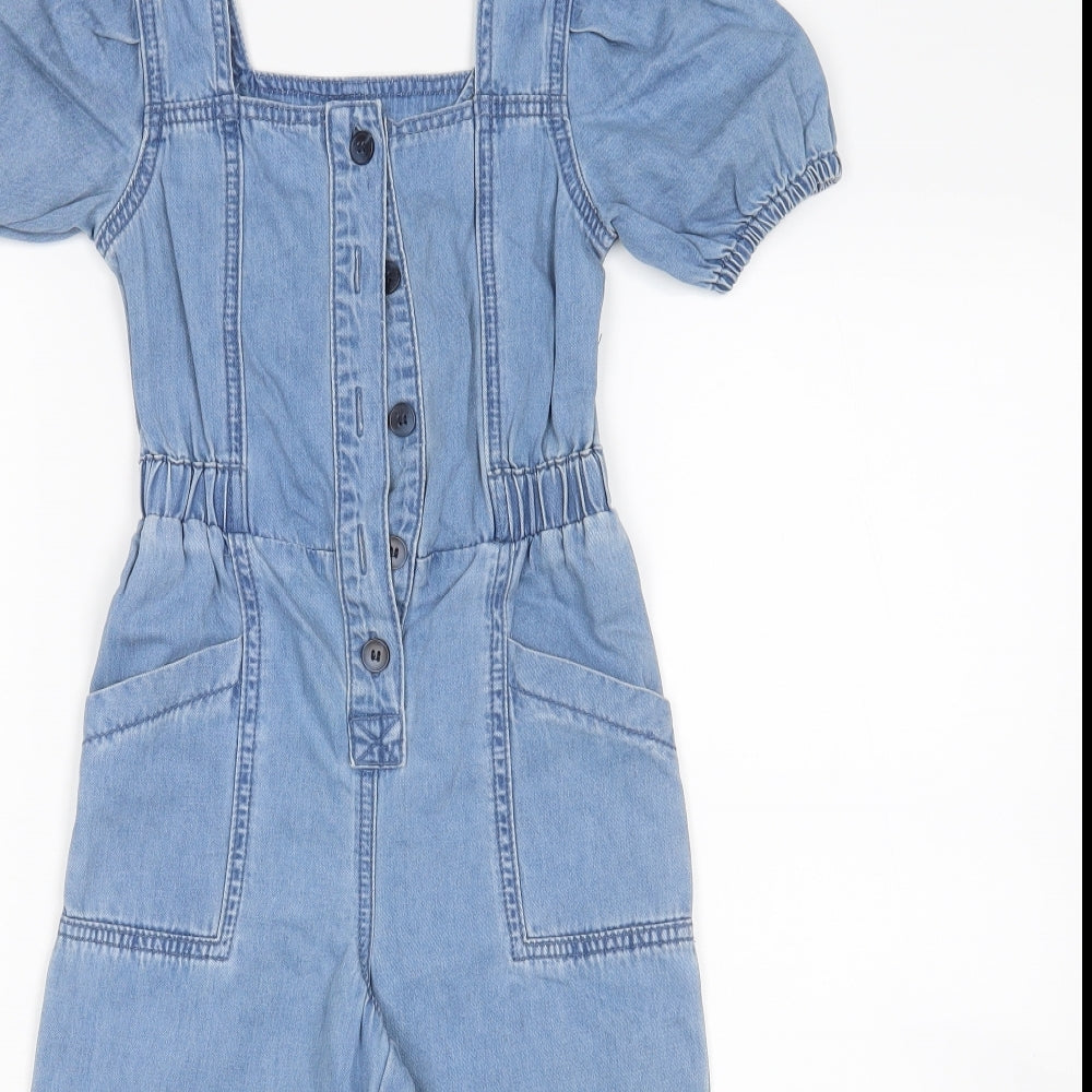 George Girls Blue   Jumpsuit One-Piece Size 5-6 Years