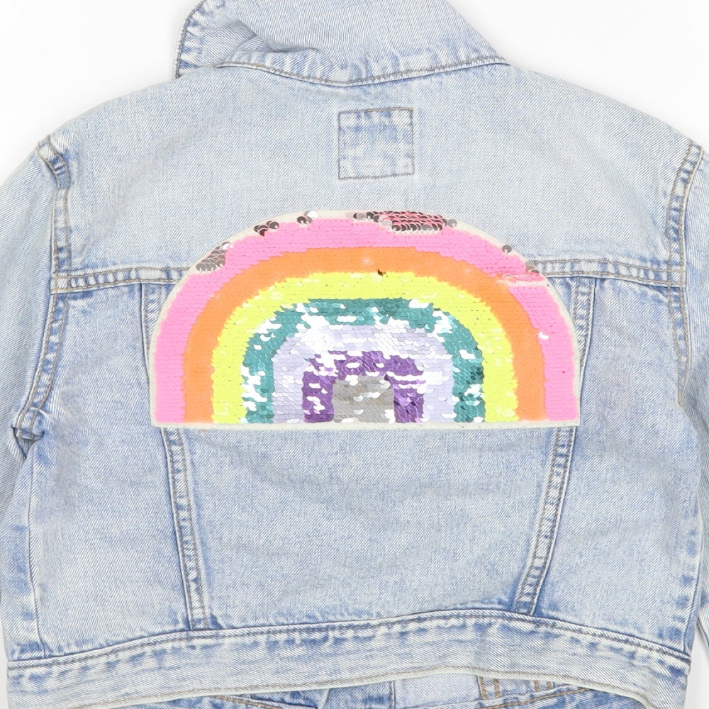 Gap Girls Blue   Jacket  Size 6-7 Years